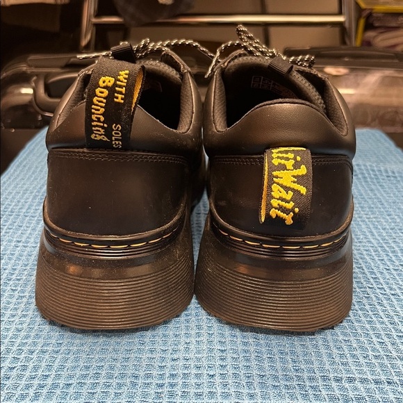 Dr. Martens Black Leather and Mesh Derbys main image 4